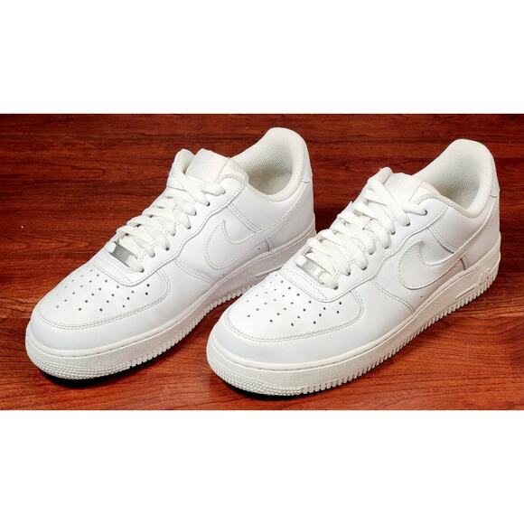 Nike Air Force 1 Low AF1 \'07 Triple White - Mens Size 9 Shoes Sneakers 315122111 main image 7